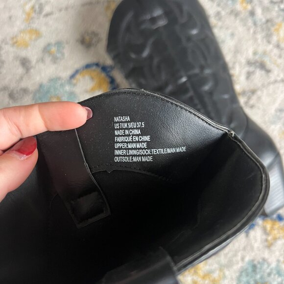 Black NWOT Cowboy Boots - Picture 6 of 6